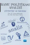 Kamu Politikası Analizi Yöntemler ve Teknikler