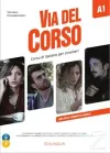 Via del Corso A1 Libro Dello Studente ed Esercizi + 2 CD Audio + DVD