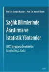 Sağlık Bilimlerinde Araştırma ve İstatistik Yöntemler