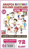 Spor Hobi - Arapça Resimli Kelime Kartları 11 72 Kart