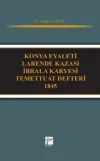 Konya Eyaleti Larende Kazası İbrala Karyesi Temettuat Defteri 1845
