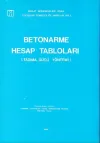 Betonarme Hesap Tabloları