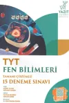 Yazıt YKS TYT Fen Bilimleri Tamamı Çözümlü 15 Deneme Sınavı