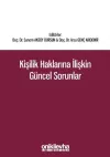 Kişilik Haklarına İlişkin Güncel Sorunlar