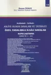 Açıklamalı - İçtihatlı Asliye Hukuk Davaları ve Tatbikatı Özel Yasalarla İlgili Davalar Kamulaştırma