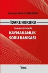 İdare Hukuku Kaymakamlık Soru Bankası Tamamı Çözümlü