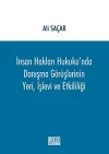 İnsan Hakları Hukuku'nda Danışma Görüşlerinin Yeri, İşlevi ve Etkililiği