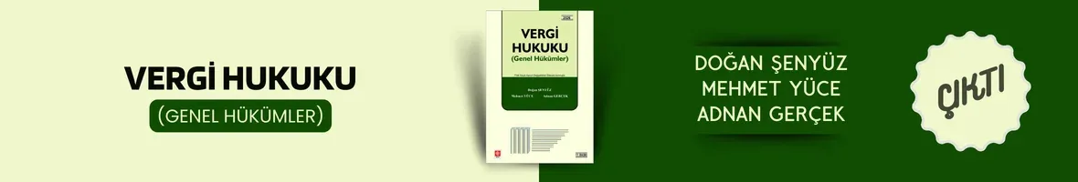 Vergi Hukuku Doğan Şenyüz