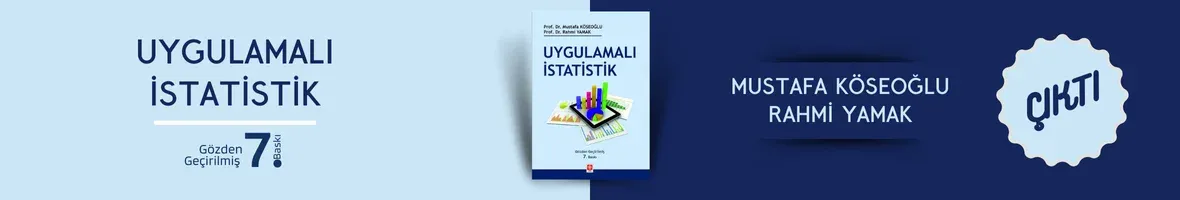 Uygulamalı İstatistik Mustafa Köseoğlu