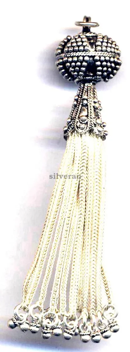 Silver Tassel X Large