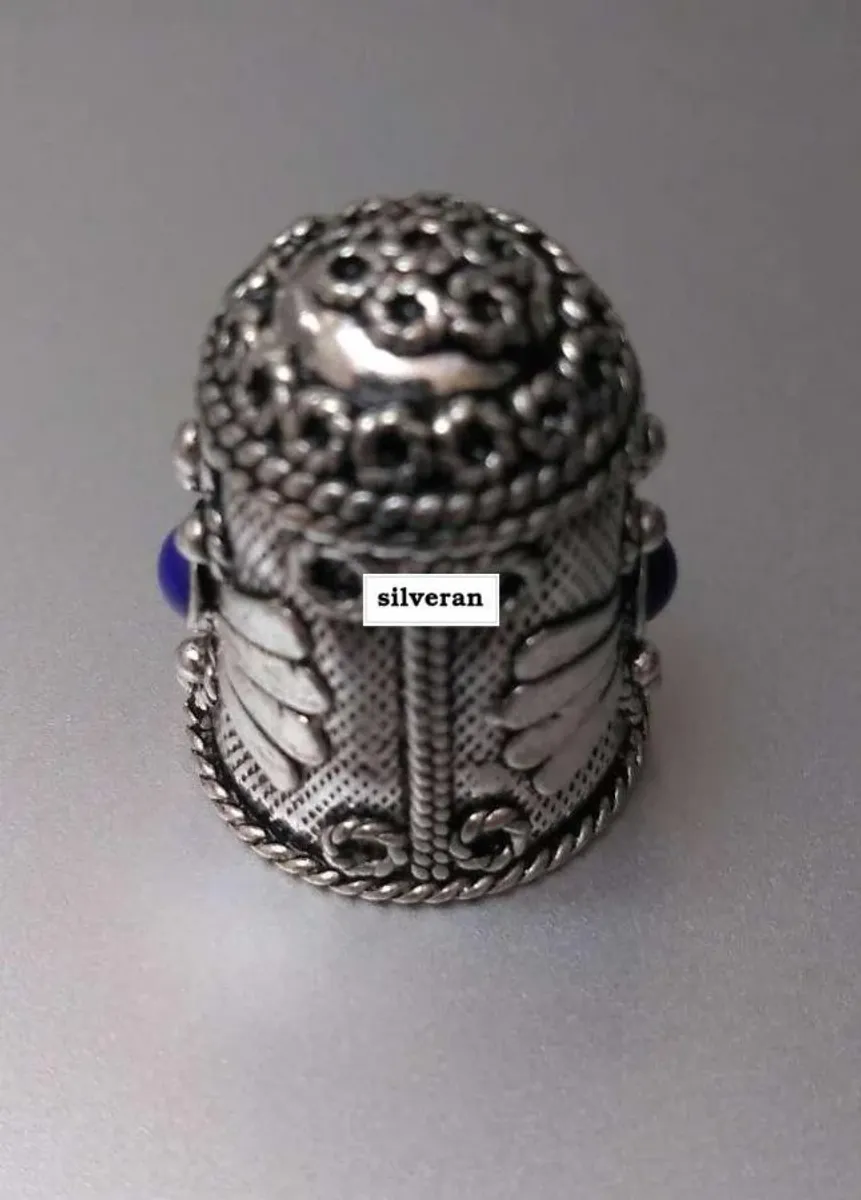 Yüksük 003 - Gümüş Dikiş Yüksüğü - Silver Sewing Thimble - كشتبان الخي