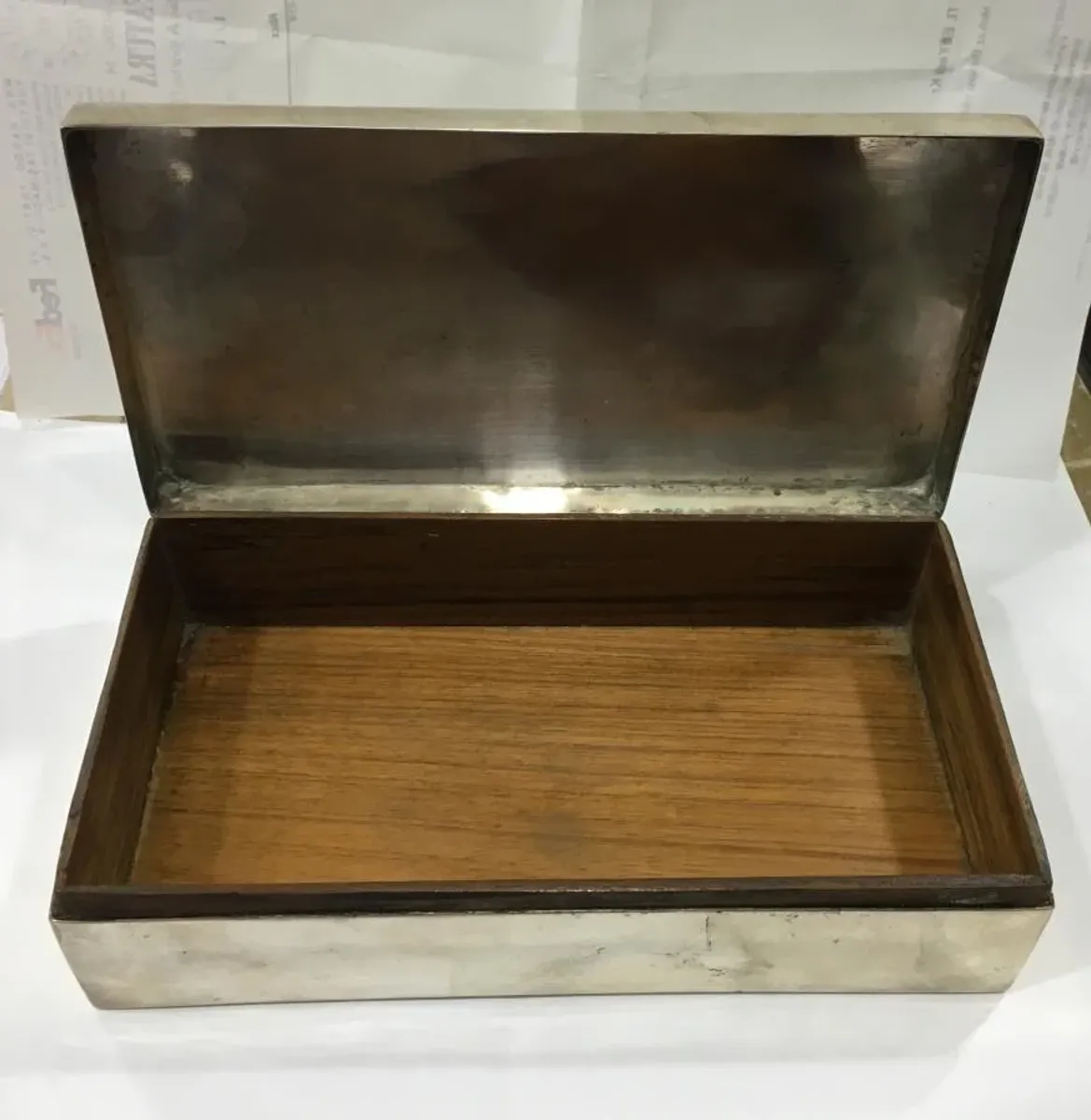 Savatlı Gümüş Kutu - Savatlı Gümüş Kutu - Silver Box with Enamel Savat