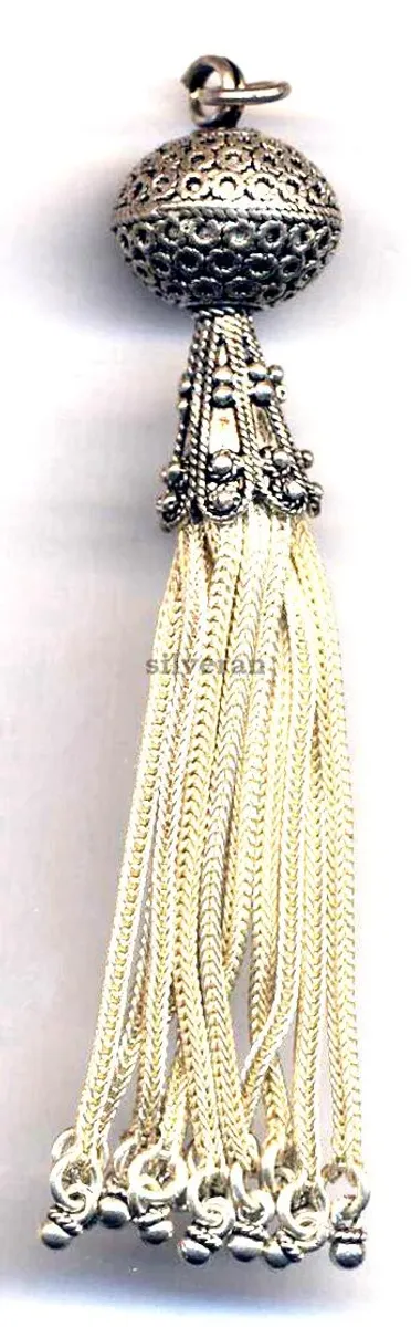 Silver Tassel X Large