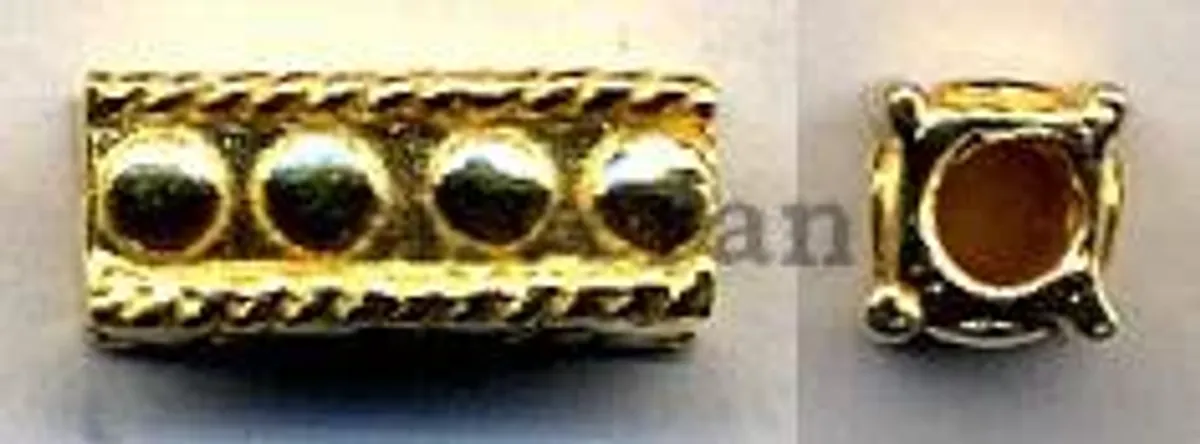Gold Vermeil - Tube Beads