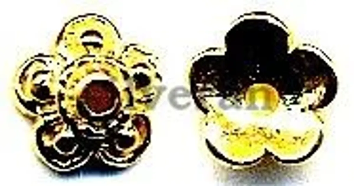 Gold Vermeil - Bead Caps