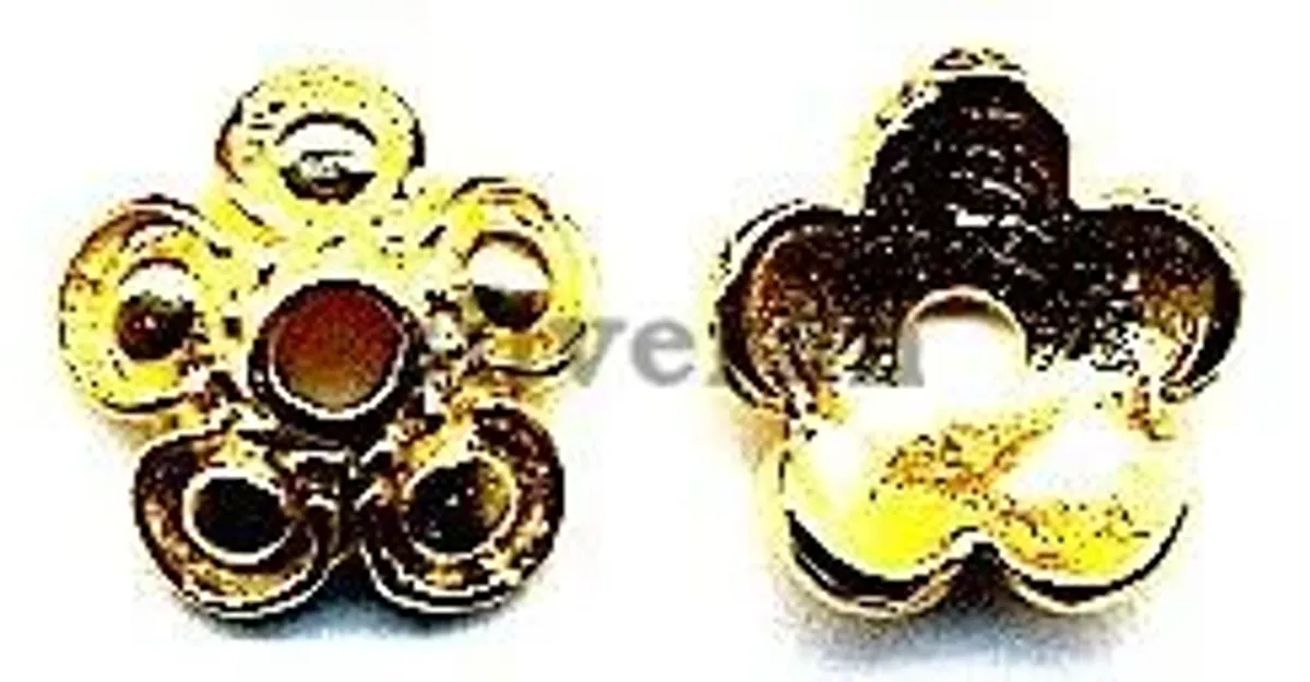 Gold Vermeil - Bead Caps
