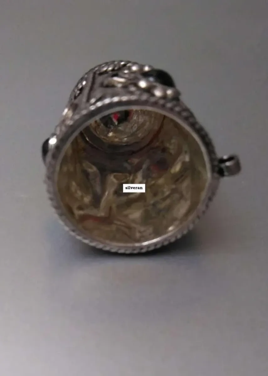 Yüksük 004 - Gümüş Dikiş Yüksüğü - Silver Sewing Thimble - كشتبان الخي