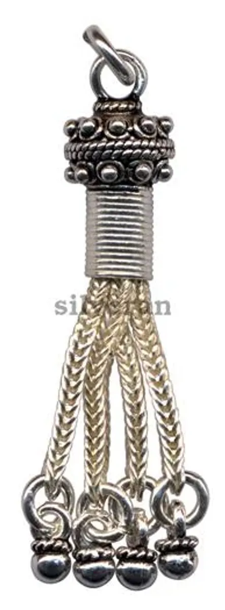 Silver Tassel Small