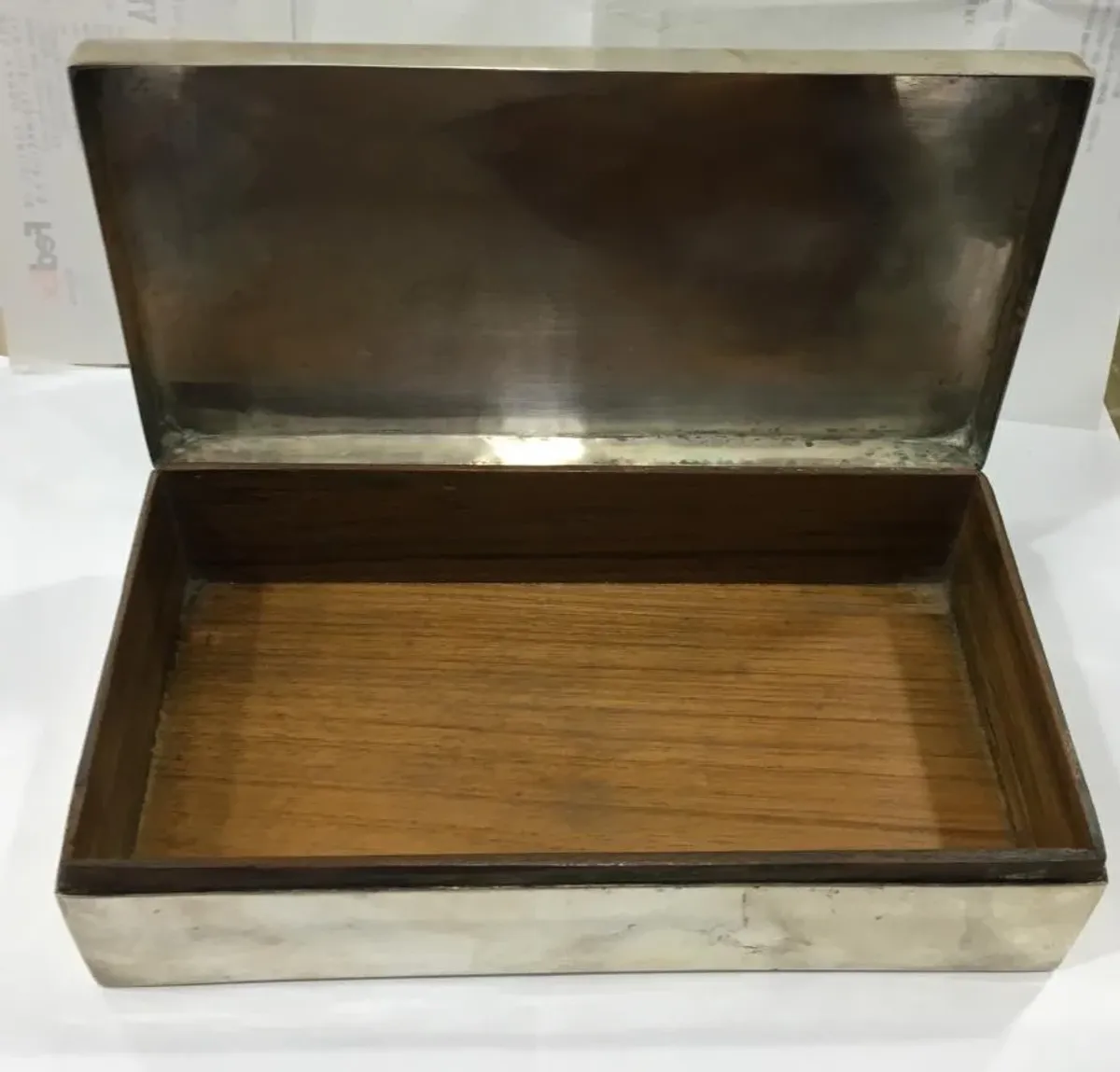 Savatlı Gümüş Kutu - Savatlı Gümüş Kutu - Silver Box with Enamel Savat