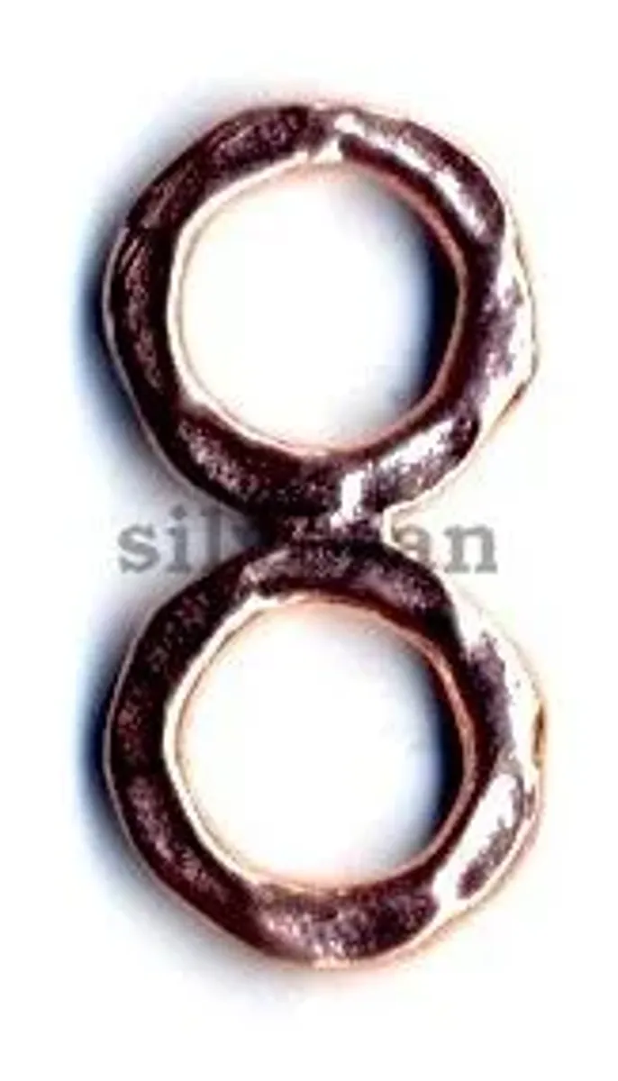 Fancy Ring Beads Hammered