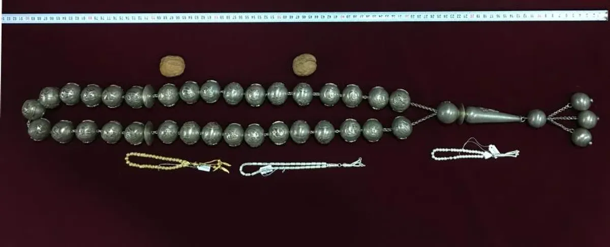 TSH1453 - Gümüş Tesbih - Silver Tasbeeh - مسبحة فضية -  - Silber Perle