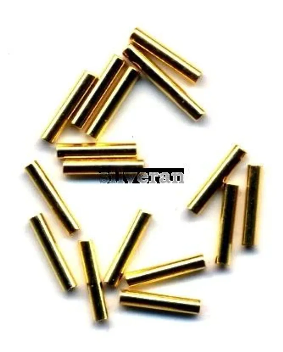 Gold Vermeil - Tube Beads