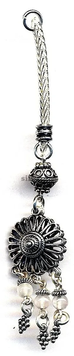Silver Tassel Line Stone