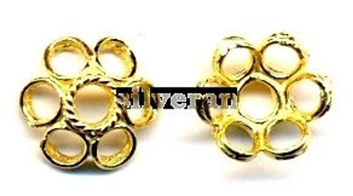 Gold Vermeil - Bead Caps