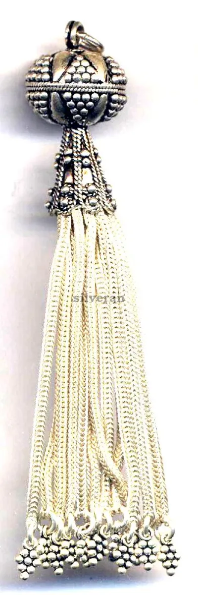 Silver Tassel X Large