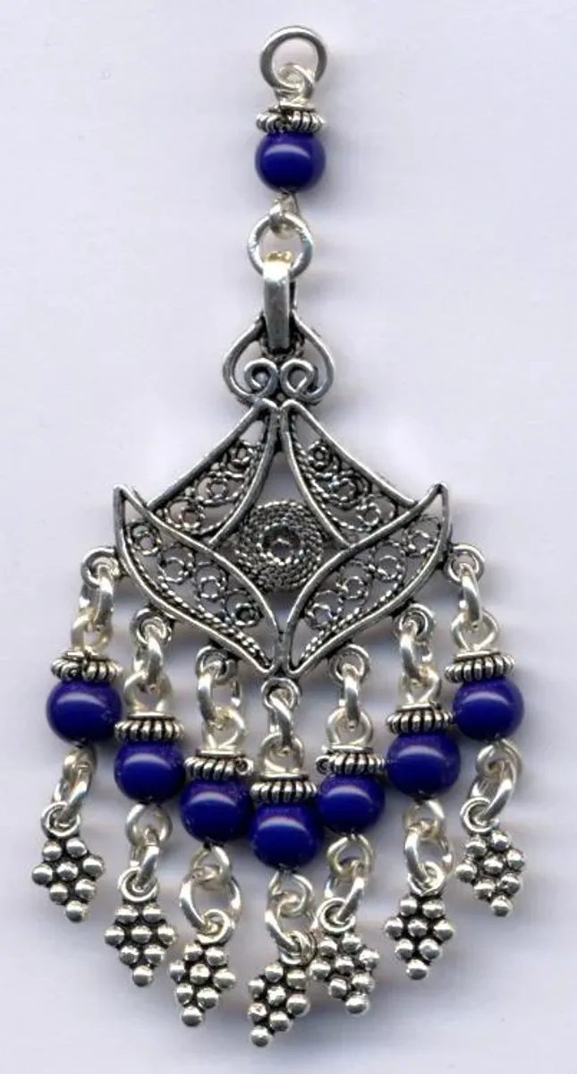 Sterling Silver Filigree Pendant