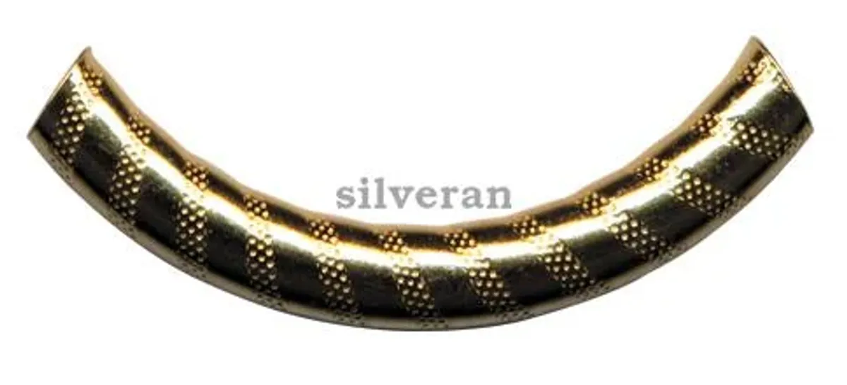 Gold Vermeil - Tube Beads