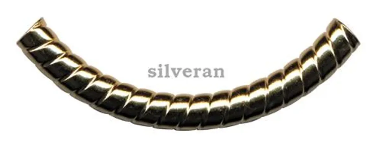 Gold Vermeil - Tube Beads