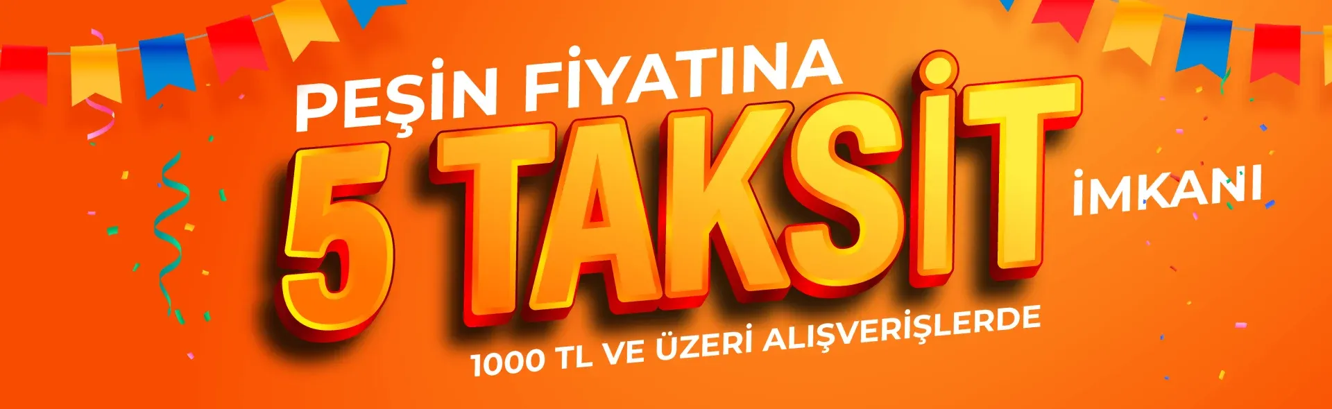 5 taksit
