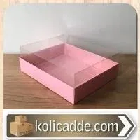 Pembe Altı Karton Kutulu Asetat Kutu 12x15x5