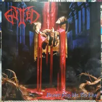 Gutted ‎– Bleed For Us To Live (Triple Stripe , Blue / Black / Red Vinyl) LP