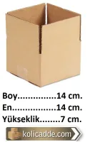 tekOluklu Kutu 14x14x7 cm.
