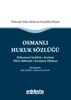 Osmanlı Hukuk Sözlüğü