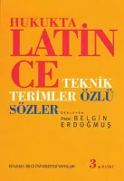 Hukukta Latince Teknik Terimler Sözlüğü