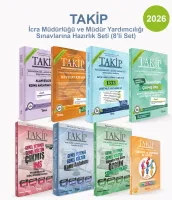 Takip İcra Müdürlüğü ve Müdür Yardımcılığı Sınavlarına Hazırlık Seti (8'li Set) -2026