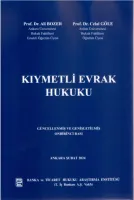 KIYMETLİ EVRAK HUKUKU 11.baskı