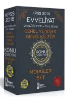 Evveliyat KPSS Ortaöğretim-Ön Lisans Genel Yetenek Genel Kültür Konu Anlatımlı Modüler Set 2018
