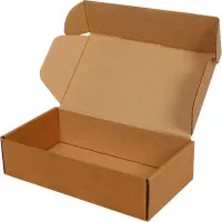 Kilitli Kapak Boş Karton Kutu 15x8x6,5 cm.