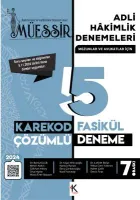 Müessir Adli Hakimlik Denemeleri- KAREKOD- CEVAPLI 7.BASKI