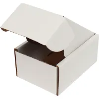 Beyaz Kilitli E Ticaret Kutusu 10x7x4,5 cm.