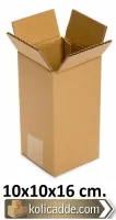 İnce Uzun Karton Kutu 10x10x16 cm.