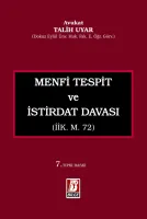 Menfi Tespit İstirdat Davası 7.BASKI