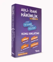 Adli-İdari Hâkimlik Genel Yetenek- Genel Kültür  Konu Anlatımı