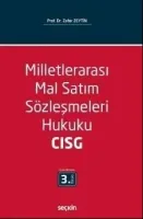 Milletlerarası Mal Satım Sözleşmeleri Hukuku - CISG - Incoterms