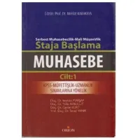 Staja Başlama Muhasebe Cilt 1