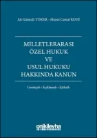 Milletlerarası Özel Hukuk ve Usul Hukuku Hakkında Kanun